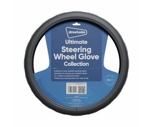 Streetwize Ultimate Steering Wheel Glove - Black Sports Grip