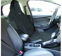 Streetwize Universal Durable Black Stretch Material Hi-back Front Car Seat Cover