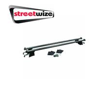 Streetwize SWRB3 Universal Roof Bars Rails for Vehicles with Roof Rails