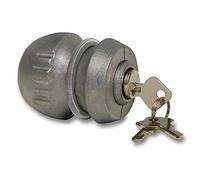 Streetwize- Universal Trailer Hitch Coupler Lock - Heavy-Duty Steel Anti-Theft Lock with 2 Keys, Fits Most Caravans & Trailers, Secure & Easy to Use