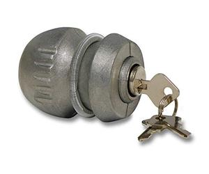 Streetwize- Universal Trailer Hitch Coupler Lock - Heavy-Duty Steel Anti-Theft Lock with 2 Keys, Fits Most Caravans & Trailers, Secure & Easy to Use