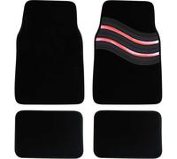 STREETWIZE Wave Carpet Car Mat Set Red