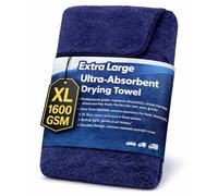 Streetwize XL Microfibre Car Drying Towel 90x70cm - 1600GSM Ultra-Absorbent, Lint-Free & Scratch-Safe, Extra Large Soft Drying Cloth for Cars, Vans, Trucks & Motorbikes
