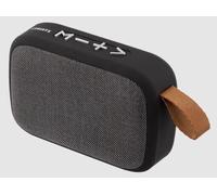Streetz Compact Bluetooth Speaker 2 in 1 FM Radio microSD 3.5mm - Grey 3W CM770