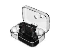 Streetz T250-BLK Bluetooth 5.3 Transparent ENC Wireless Earbuds Black