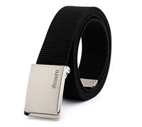 Streeze Quality Nylon Belt. One Size - Cut to Size Webbing Belt with Automatic Buckle