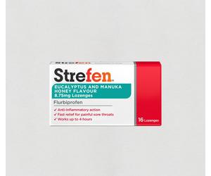 Strefen Eucalyptus and Manuka Honey 16 Lozenges