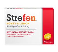 Strefen Honey & Lemon Lozenges 16 Pack