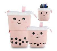 Strehknewen Sloppy Pencil Case School Supplies - Telescopic Pencil Case with Capacity for 30+ Pencils Ideal for School, Office & Travel Gift for Girls 6-12 Years Old