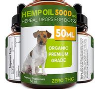 STRELLALAB Hemp Oil for Dogs - 50ml - 5000 MG Made in UK Hemp Extract - Pure Premium Grade - Omega-3, 6