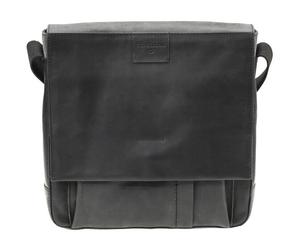 Strellson Brick Lane shoulder bag leather 25 cm black