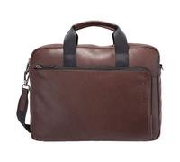 Strellson Charles Briefcase Leather 39 cm Laptop compartment brown