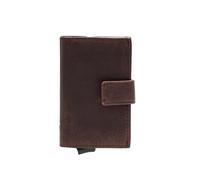Strellson E-cage card case credit card case dark brown
