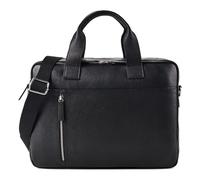 Strellson Kennington Briefcase Genuine Leather 40 cm Laptop compartment black