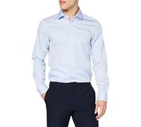Strellson Men's Business Shirt - Blue - 44