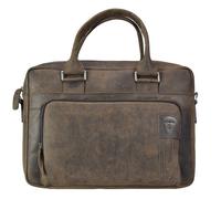 Strellson Richmond briefcase leather 40 cm laptop compartment brown