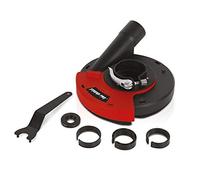 STREND PRO Angle Grinder Suction Hood 125mm Universal Fit Extraction Hood for Angle Grinder Cutting Discs 125mm with 3 Adapters (39/42/45mm) and Removable Bristles