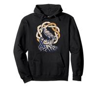 Strenght Forged Within - Norse Viking Raven Colon Cancer Pullover Hoodie