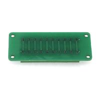 Strength 10 Circuit Terminals Strips Small Size Power Distribution Board for Electronics and Industrial Use Junction Block
