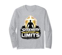 Strength Beyond Limits Philippians 4:13 Faith Christian Gym Long Sleeve T-Shirt