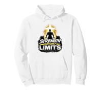 Strength Beyond Limits Philippians 4:13 Faith Christian Gym Pullover Hoodie