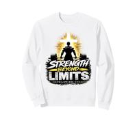Strength Beyond Limits Philippians 4:13 Faith Christian Gym Sweatshirt