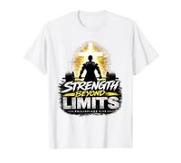 Strength Beyond Limits Philippians 4:13 Faith Christian Gym T-Shirt