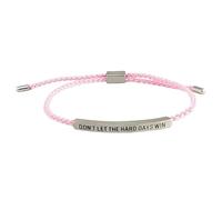 Strength Bracelet with Don't Let the Hard Days Win,Woven Bracelet with Card | Adjustable Woven Bracelet for Students,Workers & Patients under Stress,Suitable for Daily Wear or as Birthday,Christmas Gift