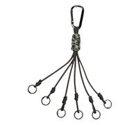 Strength Braided Lanyard Carabiner Backpacks Buckles Keychain Quickly Release Camping Hiking Accessories Enduring Quickly Release Camping Accessory