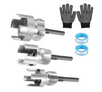 Strength Carbon Steel Metal Pipe Threading Tool with Internal External PVC Pipes Threader for Household Plumbing High Hardness Mixture Pipe Cutter