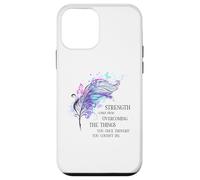 Strength Comes form Overcoming the Things Growth Mindset Tee Case for iPhone 12 mini