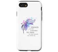Strength Comes form Overcoming the Things Growth Mindset Tee Case for iPhone SE (2020) / 7/8