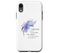 Strength Comes form Overcoming the Things Growth Mindset Tee Case for iPhone XR