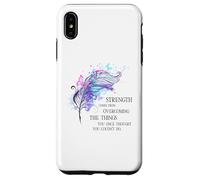 Strength Comes form Overcoming the Things Growth Mindset Tee Case for iPhone XS Max