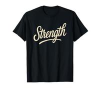 STRENGTH Handwritten Script Apparel - Elegant Design T-Shirt