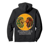 Strength & Heritage Two Lions Half Jamaican Half Irish Roots Pullover Hoodie