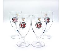 Strength & Honour | 4 x Guinness Hop House 13 Logo Design Half Pint Glass