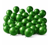 Strength & Honour | Latex Balloons, 100-Pack | 12 inch Helium Party Decorations for Birthday, Wedding, Anniversary | Durable & Vibrant | FREE 20m Ribbon in Random Colour (100 x Green Balloons)