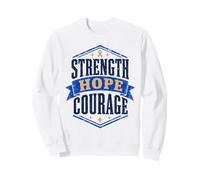 Strength Hope Courage Colon Cancer Awareness Sweatshirt