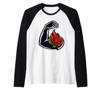 Strength in Bloom Raglan Baseball Tee