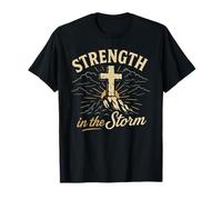 Strength in The Storm Christian Faith Sunday School Church T-Shirt