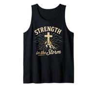 Strength in The Storm Christian Faith Sunday School Church Tank Top