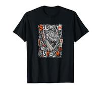 Strength in The Storm Tiger Warrior Spirit T-Shirt