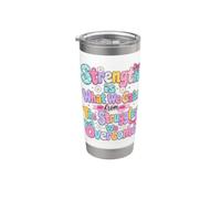 Strength is What We Gain from The Struggles We Overcome Stainless Steel Insulated Tumbler