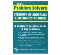 Strength of Materials and Mechanics of Solids (Problem Solvers)