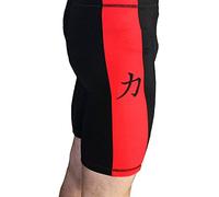 Strength Shop Compression Shorts (2X-Large (105-115cm Waist)) Black/Red