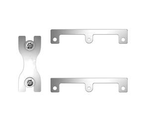 Strength Stainless Steel 86 Type Switches Mounting Bracket Fixers for Accurate Alignment and Easy Setups