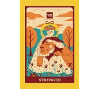 Strength Tarot Card Notebook - Quaderno Tarocchi Carta La Forza: Quaderno a righe per scrivere e prendere appunti | 200 pagine | Formato A5 | Carta Tarocchi “La Forza”
