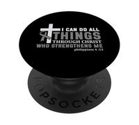 Strength Through Christ Brain Tumor Warrior Awareness PopSockets Adhesive PopGrip