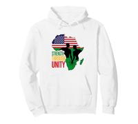 Strength Through Unity Ancestor Approved Pan Africanism Pullover Hoodie